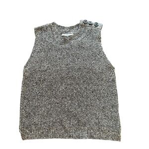 Michael Stars Multi Color Knit Top with Button Accents